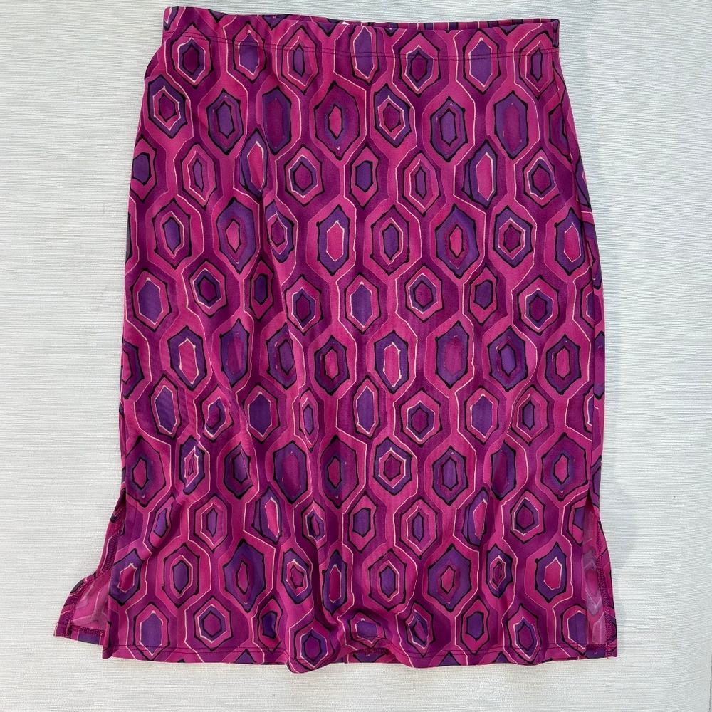 Heart & Soul Y2K Geometric Skirt | Late 90s Vintage | Size Small